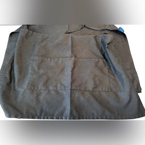 2 black  knee length apron